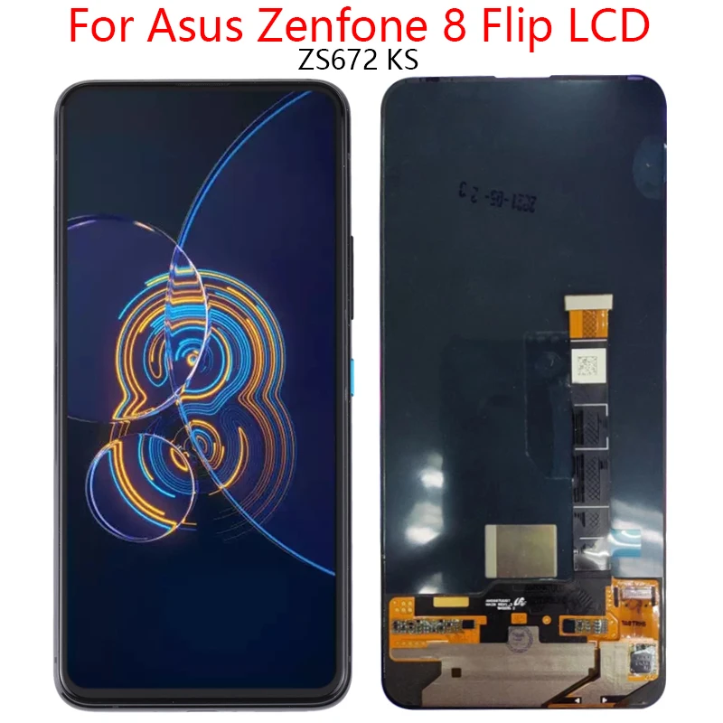 

For Asus Zenfone 8 Flip LCD ZS672KS Display Touch Panel Screen Digitizer Assembly Pantalla For Zenfone 8 Flip LCD