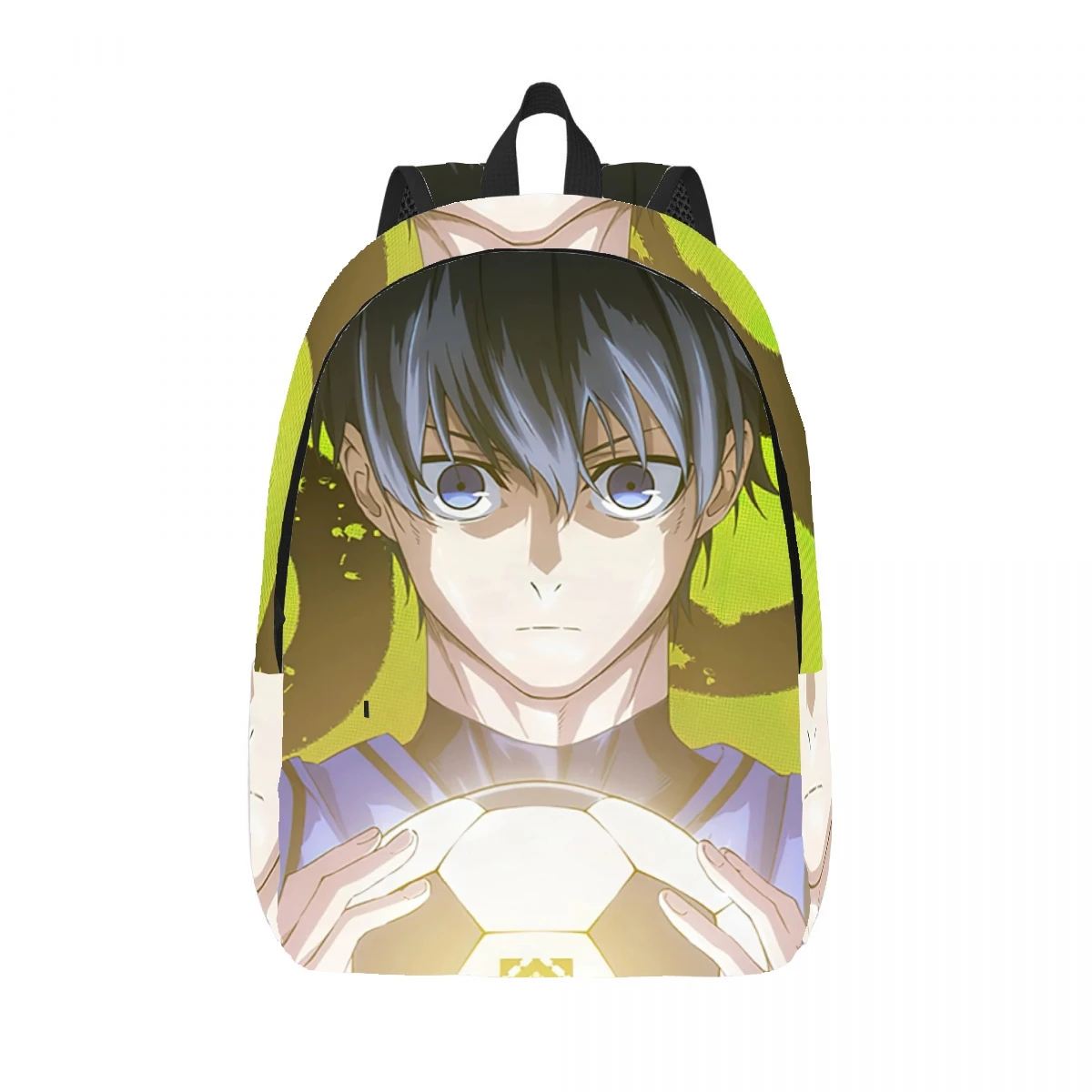 Blue lock anime Backpack Casual Lightweight Laptop Backpack Men Women Travel Bag Outdoor Canvas Daypack