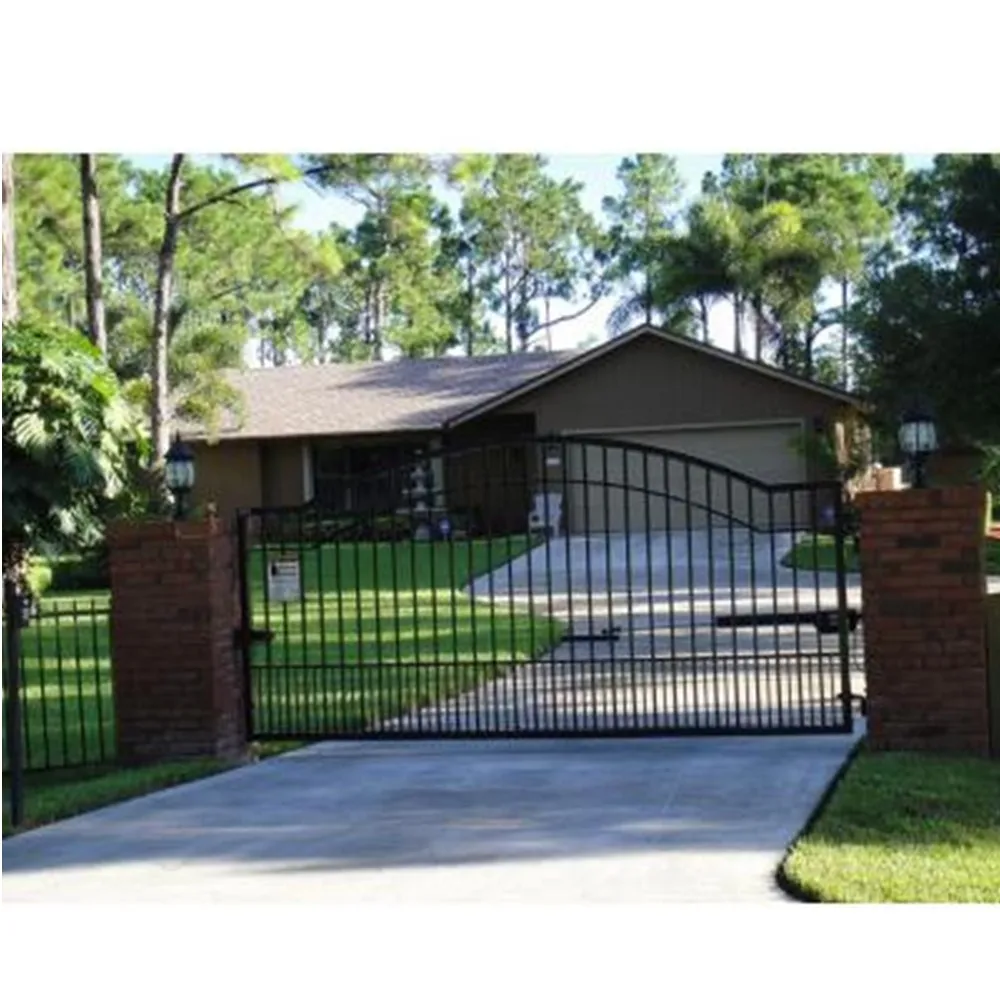 

Steel Metal 12Ft Driveway Wrought Iron Gate Designs China Suppliers