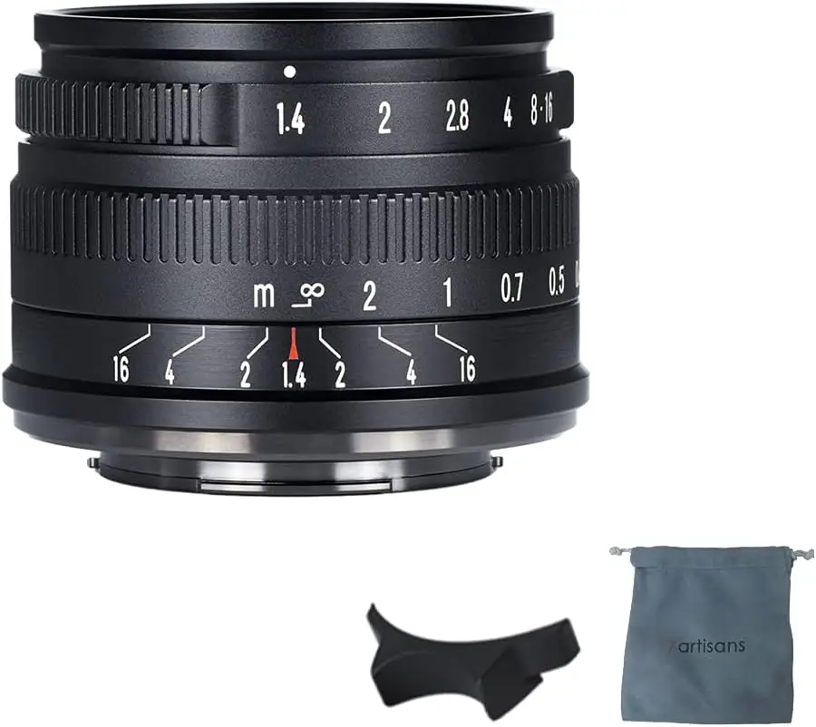 

7artisans 35mm F1.4 II MF APS-C Prime Lens For Sony E A6600 A6500 A6400 A6300 Fujifx X-T5 Micro 4/3 Canon EOS-M Nikon Z