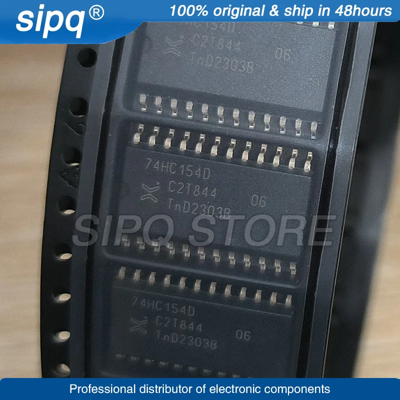 

10PCS/LOT 74HC154D,653 SOP-24-300mil Marking:74HC154D Brand New and Original In Stock Authentic Product