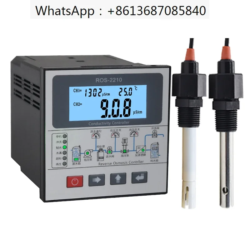 ROprogramcontrollerPLCreverseosmosisconductivitymeterECsensorconductivitycontrolROS