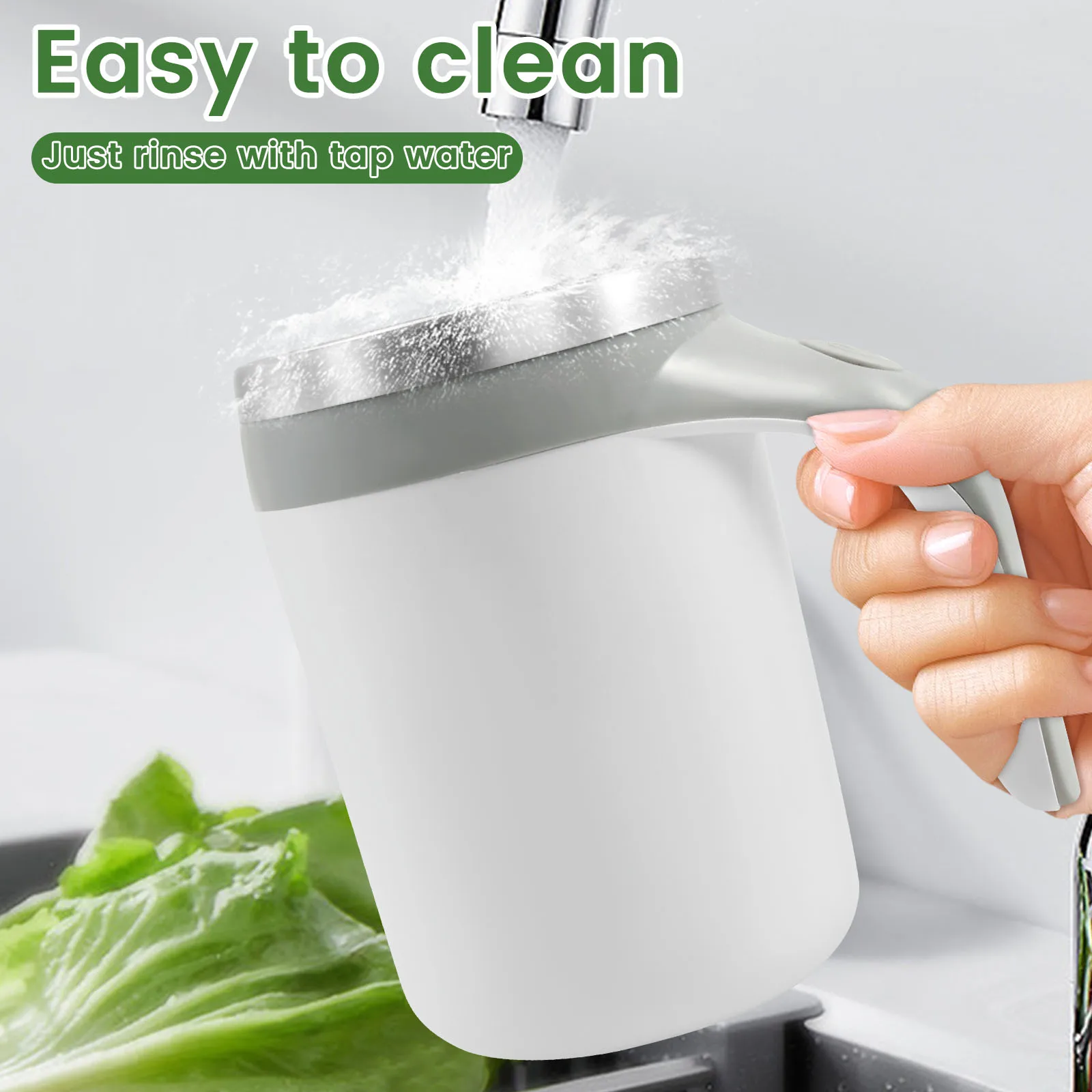 Electric Self Stirring Coffee Mug 380ml - كوب قهوة...