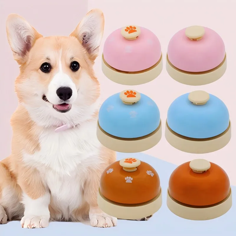 Candy Color Pet Answer Bell Cat Behaviour Training Toys for Kitten Puppy Dog Communication Equipment Pets Clicker Acessories