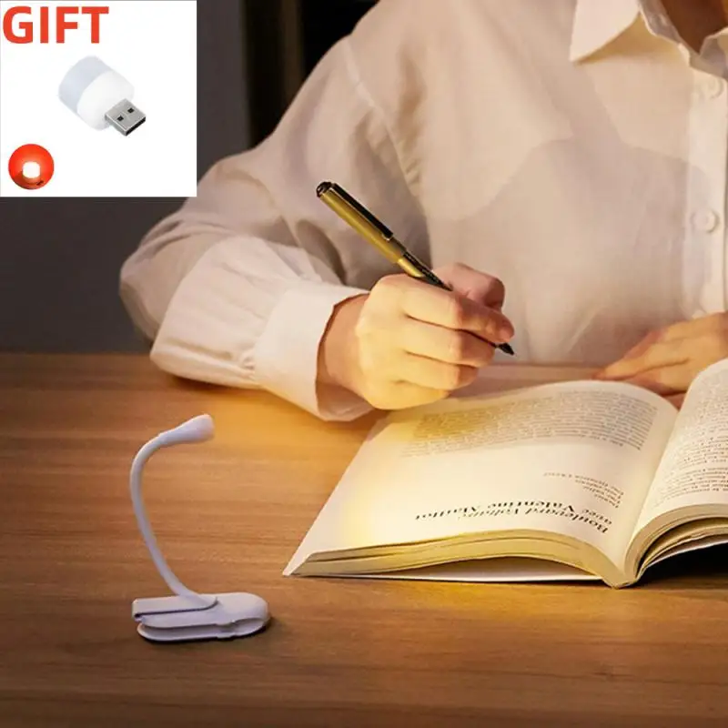 

Book Light Reading Lights For Books In Bed Led Book Night Lamp Rechargeable 3 Color Stepless Brightness Clip On Reading Lamp
