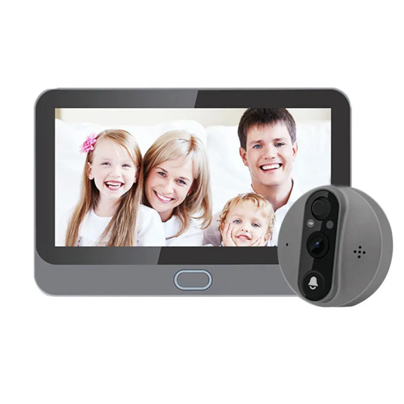 Description Picture 2 of itemTuya Smart Home WIFI Digital Door Peepholes Viewer 4.3 Inch HD 1080P Door Entry Wireless Doorbell WIFI Camera Digital Magic Eye