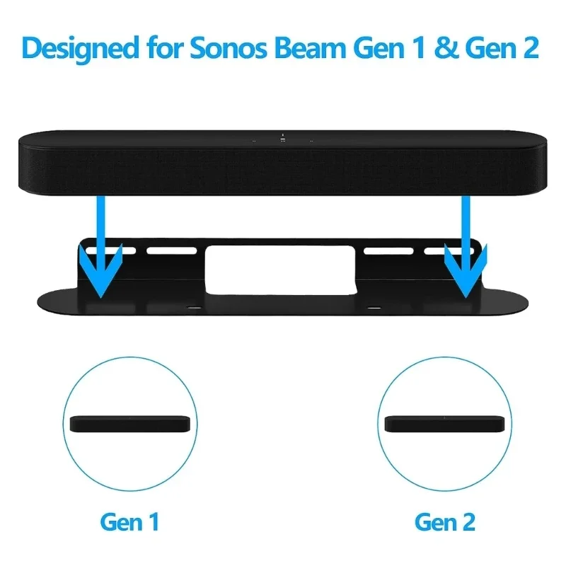 

Sturdy Metal Bracket Wall Mounted Holder Stand Convenient Display Rack with Cable Management for Beam G1/BeamG2