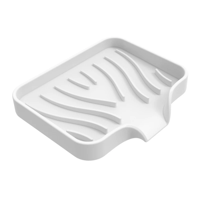 Silicone Soap Dish for Bathroom Self Draining Soap Bar Holder