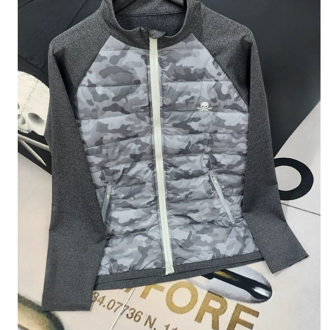 

New Fall/Winter 2023 Golf men's coat Trend Golf Skull The Shelby Camo Jacket Warm down Sports casual men's clothing