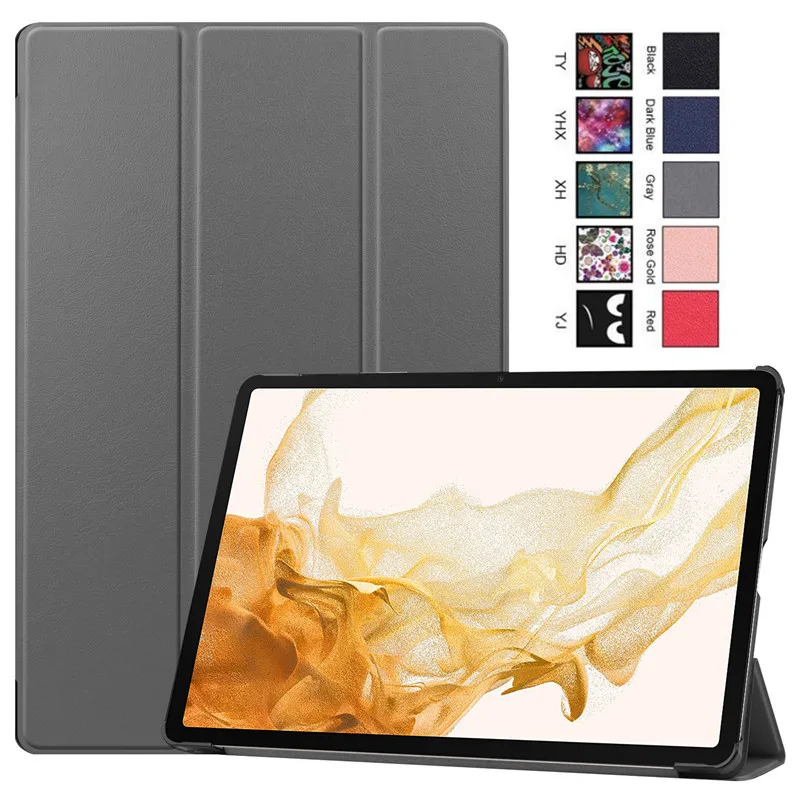 Per Samsung Galaxy Tab S8 Ultra S8 Plus S7 Fe Custodia Pieghevole Smart Magnetic Cover Funda Per Galaxy Tab S8 S7 Plus 12.4 Custodia Per Tablet
