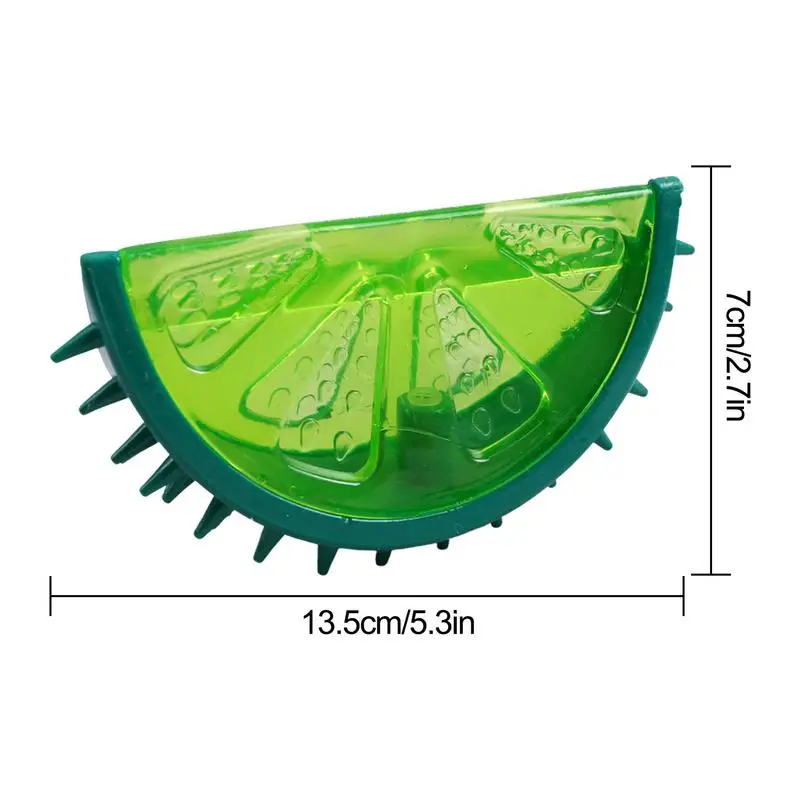 Puppy Teething Toys Pet Freezable Cooling Teether Teething Ring Cooling Dog Toy Durable Summer Dog Ice Toy Frozen Fruit Shape 6