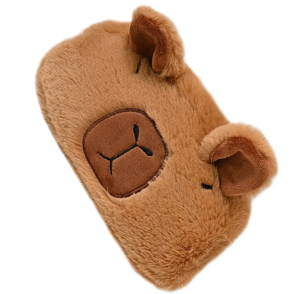 

Пенал, плюшевый чехол для карандашей, канцелярские принадлежности, декоративный портативный держатель большой емкости для дома