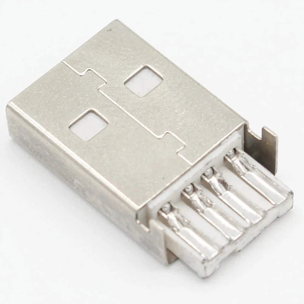 솔더 타입 어셈블리 블랙 A 타입 DIY USB USB 2.0 커넥터 남성 USB USB 소켓 USB 어댑터