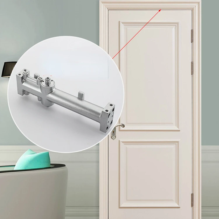 Invisible Door Square Concealed Door Closer Round Concealed Automatic Hydraulic Hotel Wooden Closer