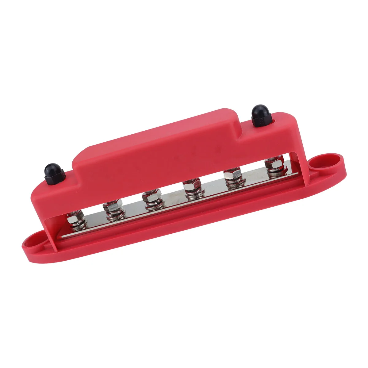 250A 12V marine busbar 1/4 "distribution block automotive and marine busbar terminal blocks 6 x 1/4" (M6) bolts