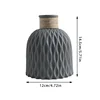 1PC Water Ripple Plastic Vase Wave Flower Pot Arrangement Modern Nordic Style Home Living Room Desktop Decoration Ornament 6