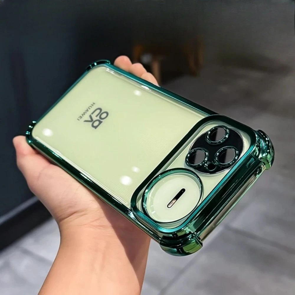 Fashionable Electroplated Transparent Anti-slip Shockproof Phone Case