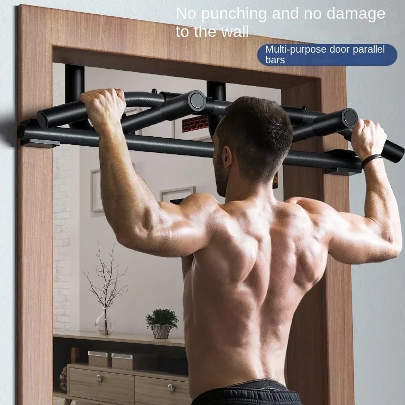 Multifunctional door on single parallel bars interior door wall frame single parallel bars pull-up home fitness equipment doorway pull up bar