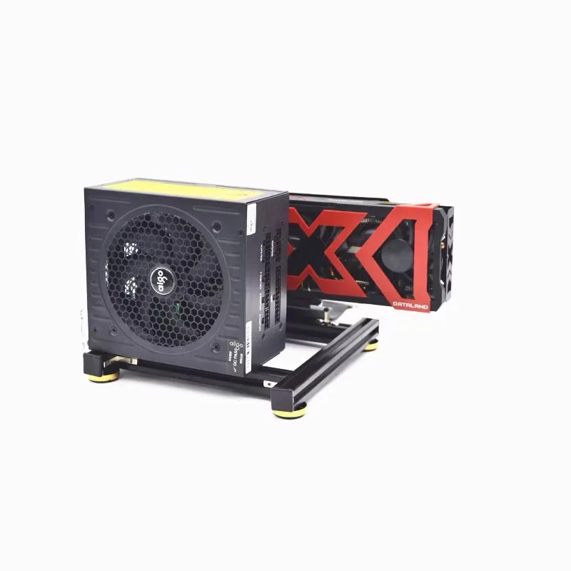 Placa Gráfica Externa Dock para Pcie 1x16 Riser Card Grupo Cabo de Alimentação Gpu Suporte de Alimentação Laptop Diy - Imagem 2