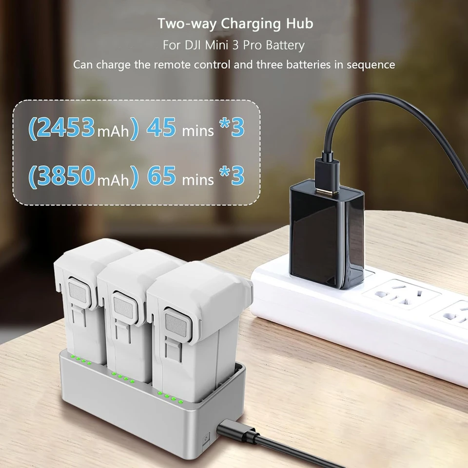 DJI Mini 3 Pro Two-way Charging Hub - Park Cameras