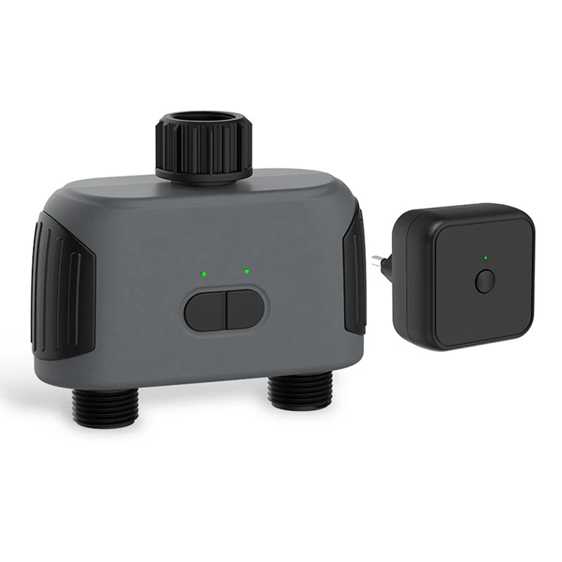 

Wifi Bluetooth-Compatible Garden 2-Way Water Timer Smart Solenoid Valve Wireless Phone Remoter Controller