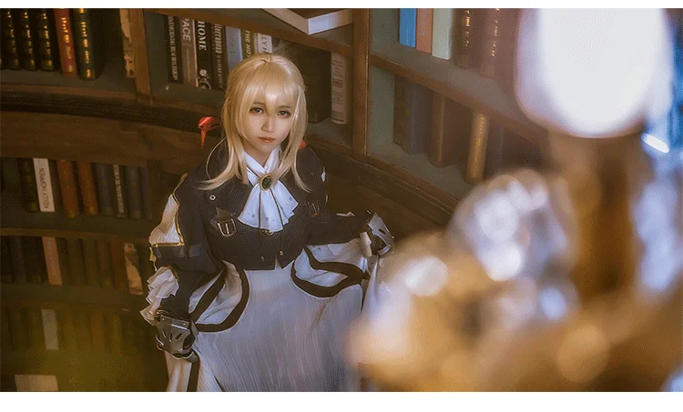 Anime Violet Evergarden Cosplay Kostüm für Frauen - Karneval/Halloween Outfit 8