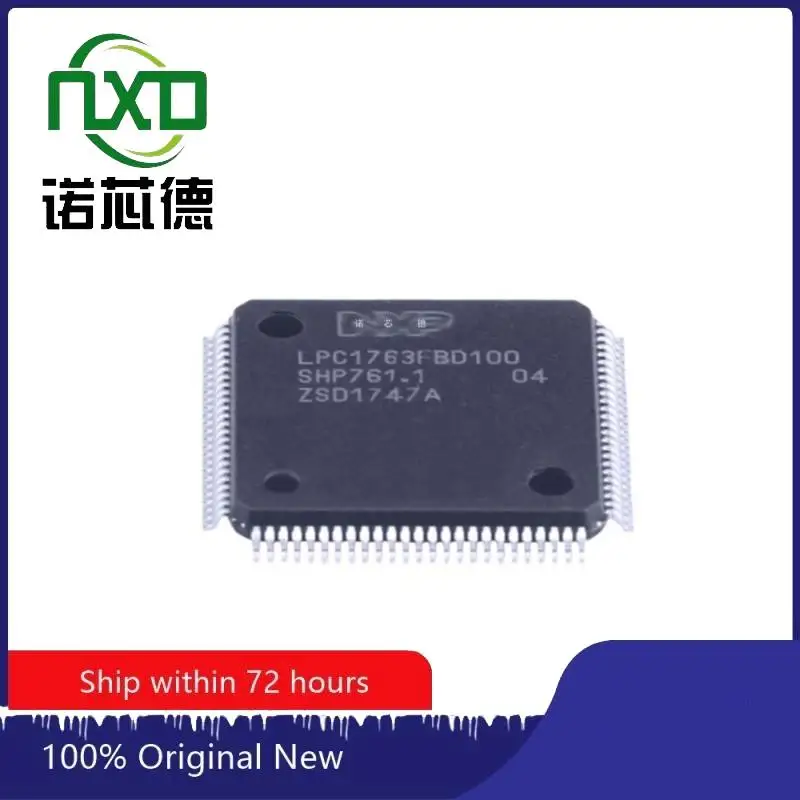 

10PCS / LOT 100% NEW LPC1763FBD100 LQFP-100 EMBEDDED MICROCONTROLLER CHIP ELECTRONIC COMPONENTS