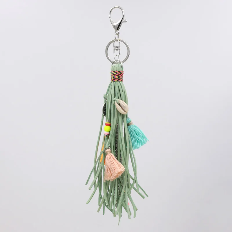 Tassel Keychain Bohemian Key Holder Boho Handmade Keychain For - Main Image