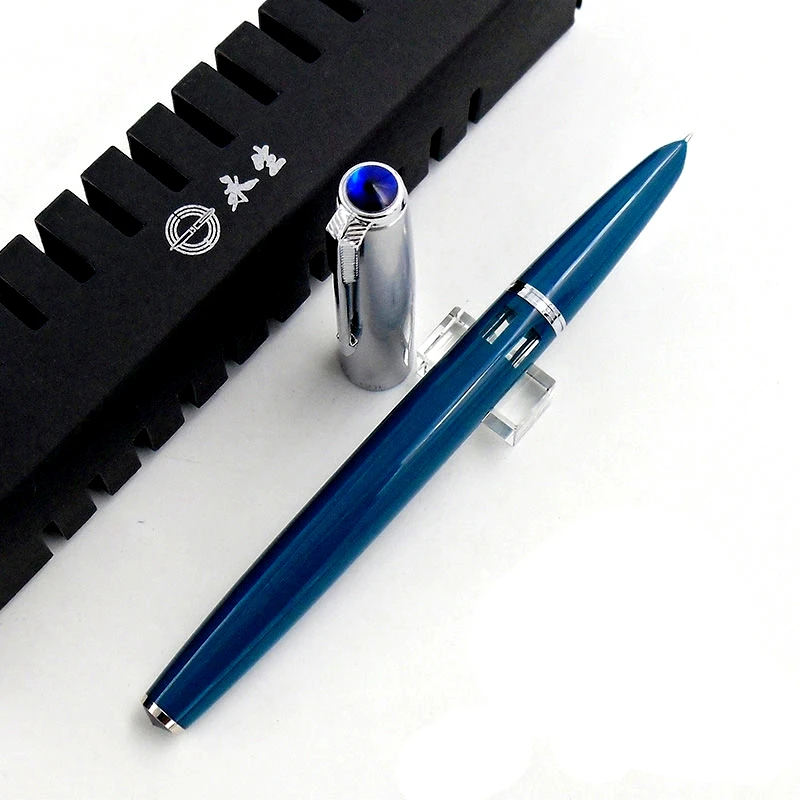 Wingsung 601 만년필 잉크 펜 피스톤 필링 잉크 창 Iraurita 0.38mm 0.5mm 펜촉 고급 쓰기 선물 서예 문구