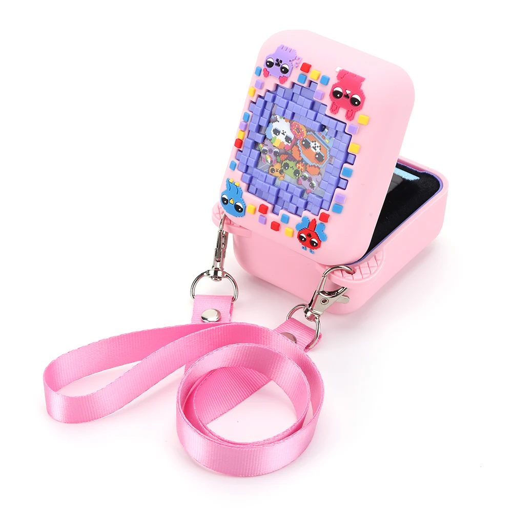 3D Animal Print Silicone Case Protective Cover Shockproof Protective Skin Sleeve Washable for Bitzee Interactive  Digital Pet