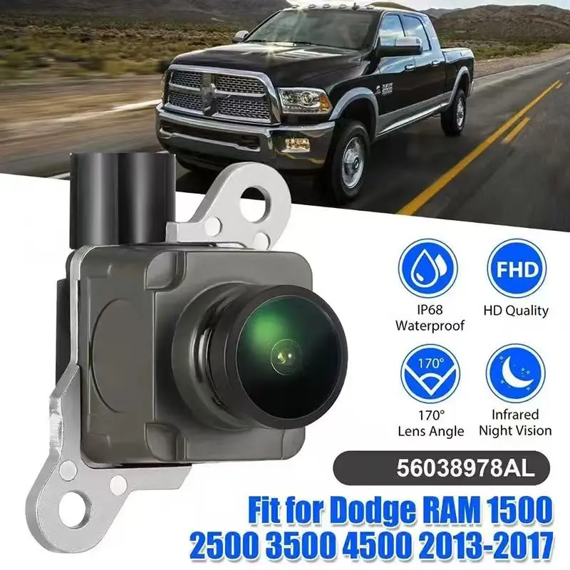 56038978AL 170 ° Dodge Ram 1500 2500 3500 4500 3.0L 3.6L 4.7L 5.7L 6.4L 6.7L 2013-2018과 호환되는 후방 카메라