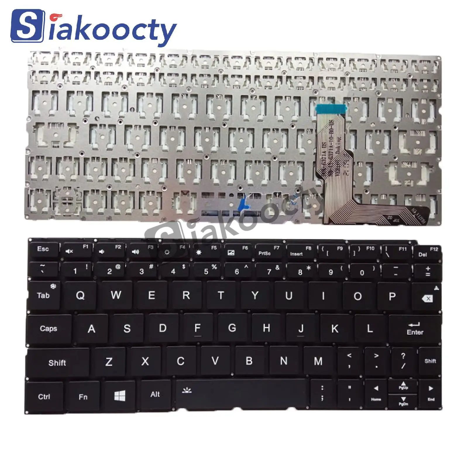 Nuova Tastiera Inglese Usa Per One-Netbook Onemix 4 One Mix 4 Dok-6371A Nero