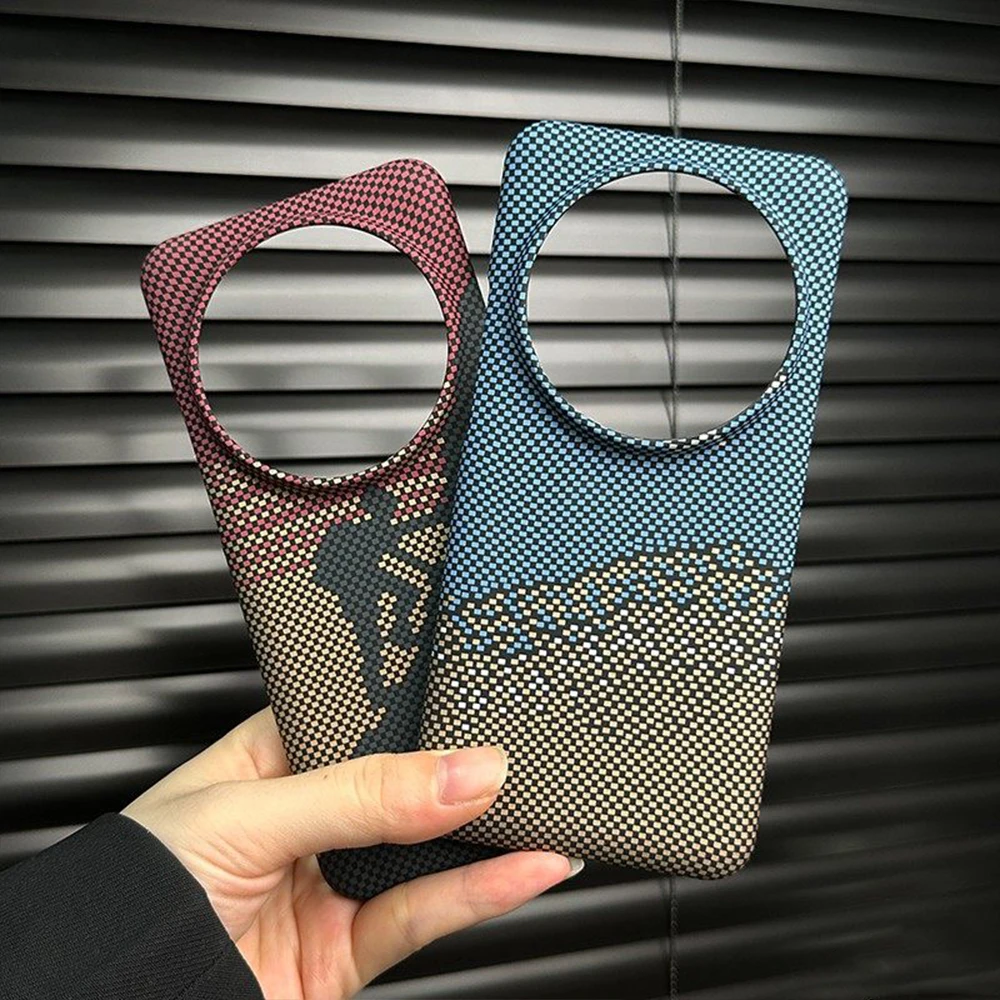 Luxury Slim Carbon Fibre Pattern Shockproof Matte Phone Case