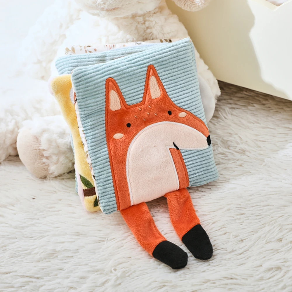 Weiche Babybücher 3D Touch & Feel Sensorisches Spielzeug Personalisiertes Stoffbuch mit Eigenem Namen Frühes Lernspielzeug für 0-12 Monate Neugeborenen-Geschenk – Detail 4
