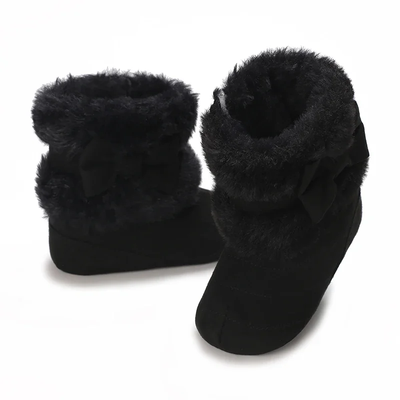 Gummi Nicht-slip Stiefel Winter Neugeborenen Baby Baumwolle Booties Nicht-Slip Sohle Kleinkind Junge Mädchen Erste Wanderer Infant warme Schuhe Stiefel – Detail 12