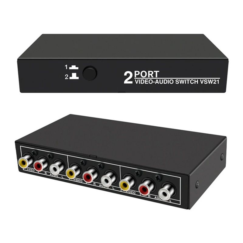 AV   ġ ñ ڽ, DVD ÷̾ STB HDTV TV ڽ,  Ż ø, 2 Ʈ, 3RCA, 1 , 2  1 ƿ