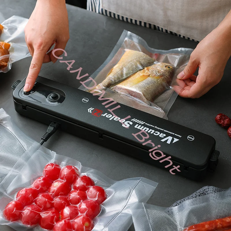Kitchen Food Vacuum Sealer Automatic Commercial Household Vegetables Meat Fruits Packaging Machine kitchen Tool 5