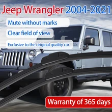 

ShangKeWen Car Boneless Windshield Wipers Blade For Jeep Wrangler Universal Noise Reduction Soft Rubber Wipers Jeep Accessories