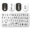 Nail Art Stamp MouTeen173 New Year Christmas Day Nail Plates Stamp Manicure Set For Nail Art Stamping 5
