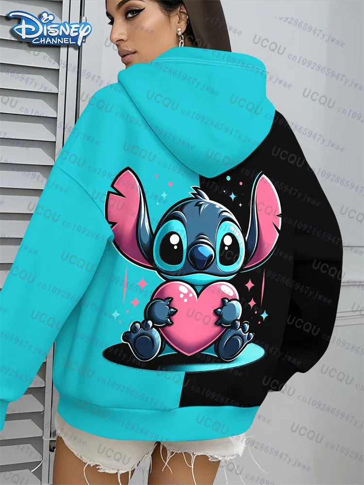 Disney Stitch & Angels Hoodie Pullover Sweatshirt 1