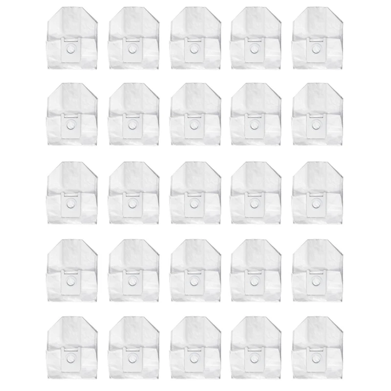Promotion!25Pcs for XiaoMi ROIDMI EVE Plus Accessories Dust Bag Robot Garbage Storage Replacement Vacuum Cleaner Spare Parts |