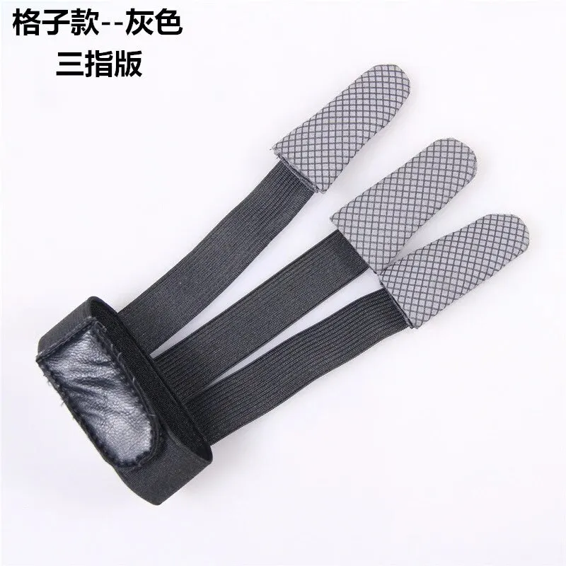 Outdoor Archery Traditional Recurve Bow Arrow Leather Archery Gloves Hunting Three Finger Sports Shooting Bow Gloves
