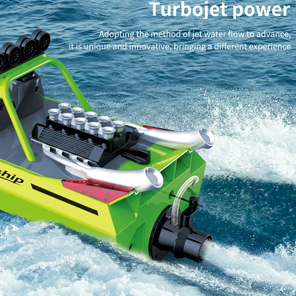 2.4GHz TY725 RC TURBOJET PUMP High-Speed Remote Control Jet Boat Low Battery Alarm Function Adult Children Toy Gift remote control boat