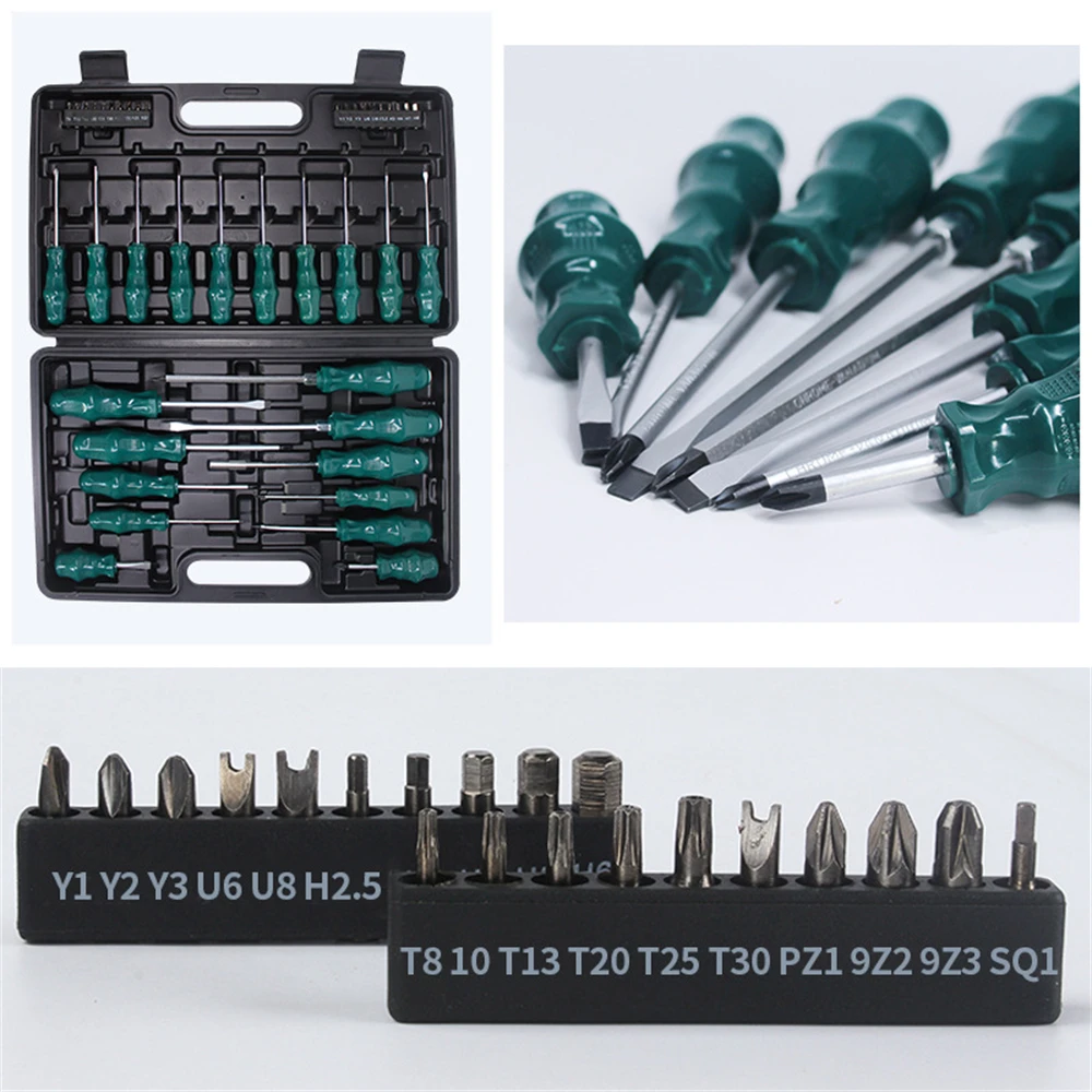 

Screwdriver Kit Phillips For Repairing Automobile And Xiaomi Computers With Magnetic Bits Slotted Key Special-shaped Tools 41pcs