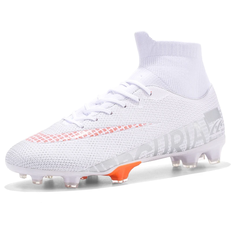 FG/TF Football Boots Men's Soccer Cleats High Ankle Professional Field Boots Anti-skid Outdoor Training Sports Shoes Football football shoes