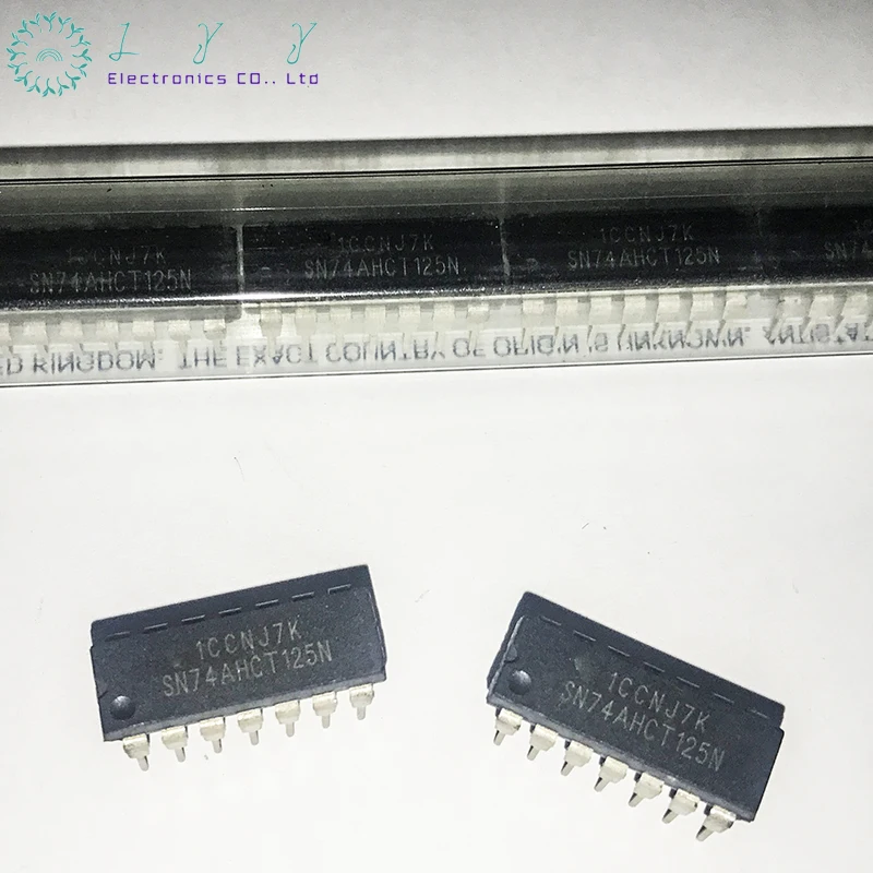 10 stks/partij SN74AHCT125N 74AHCT125N 74AHCT125 DIP14 IC