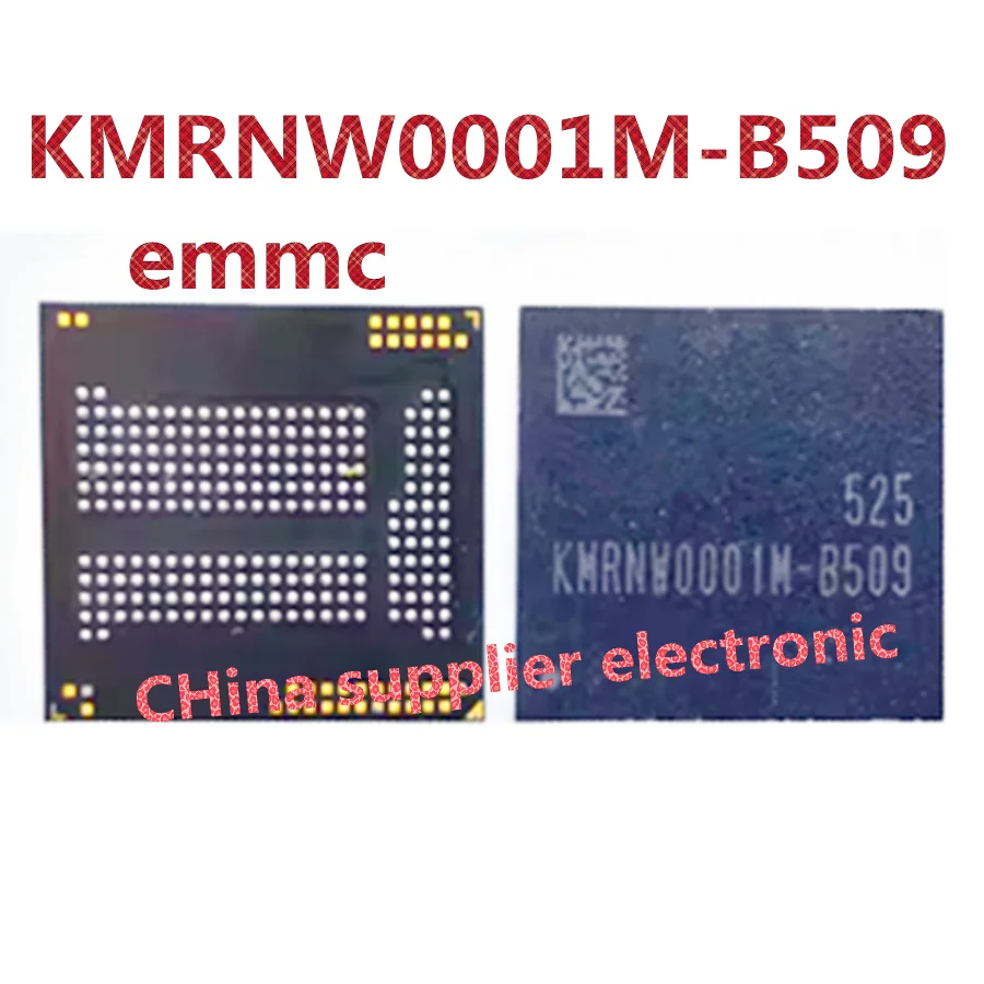 KMRNW0001M-B509 MLC EMMC EMCP UFS NAND 플래시 메모리 IC 칩 납땜 볼, 8GB eMMC BGA221