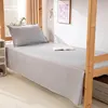 120x210cm Bed Sheet Home Textile Modern Polyester Cotton Flat Sheets Bed Linens Single Queen King Size Bedspread 4