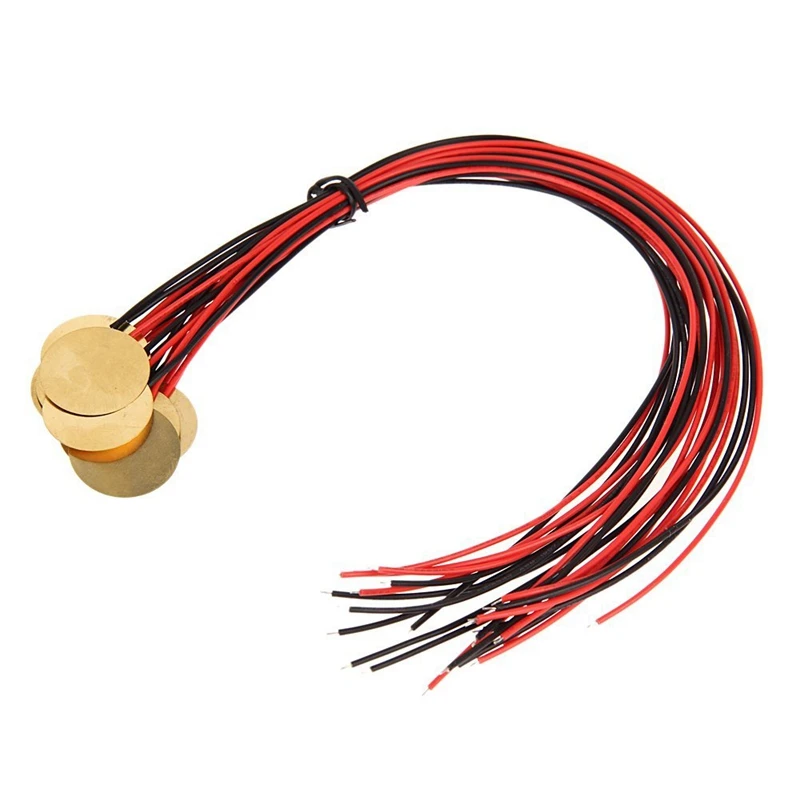 Piezo Discs 24Pcs 27Mm With Leads Mic Drum Trigger Acoustic Pickup CBG Guitar