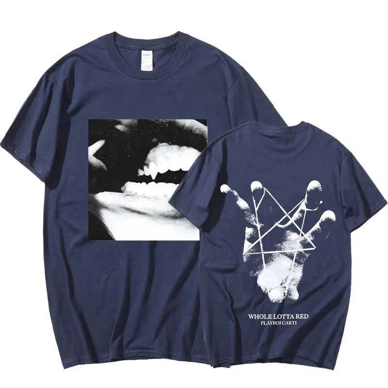 ヒップホップラッパーplayboi carti tシャツミュージックアルバム胸